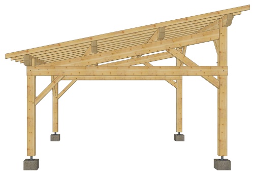 Carport en épicéa Taillefer 4