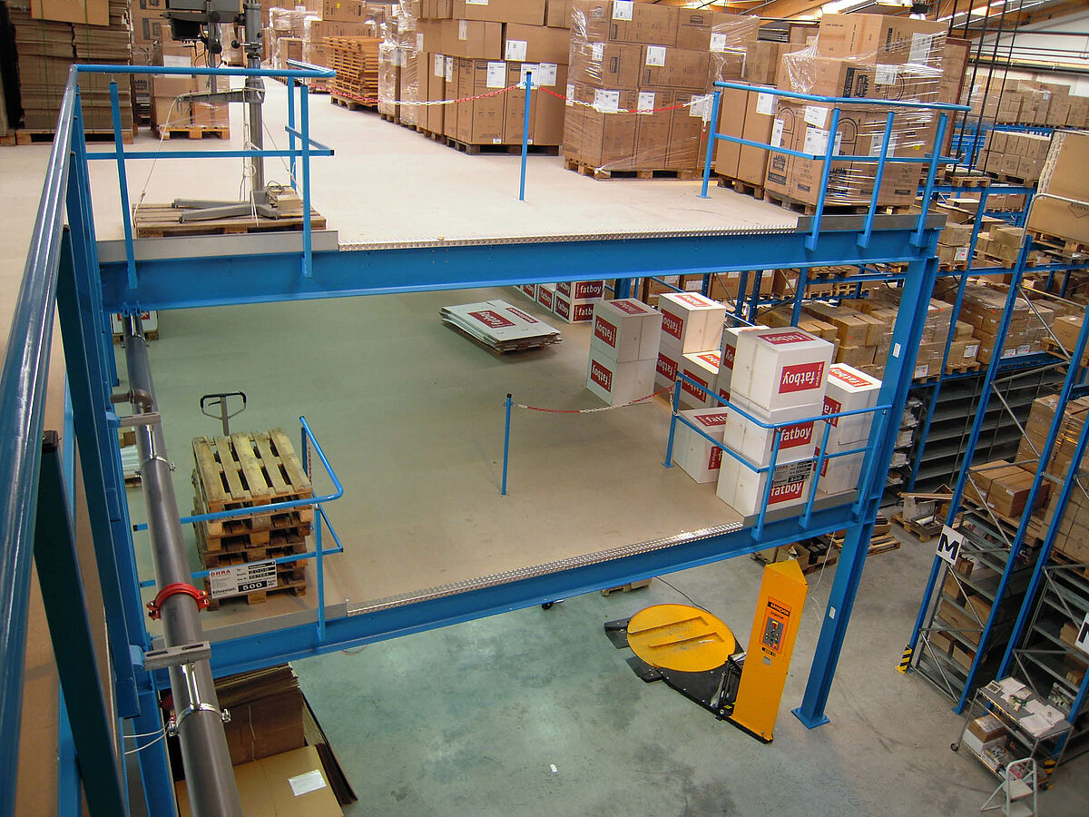 Mezzanine de stockage OHRA en acier laminé à chaud 2