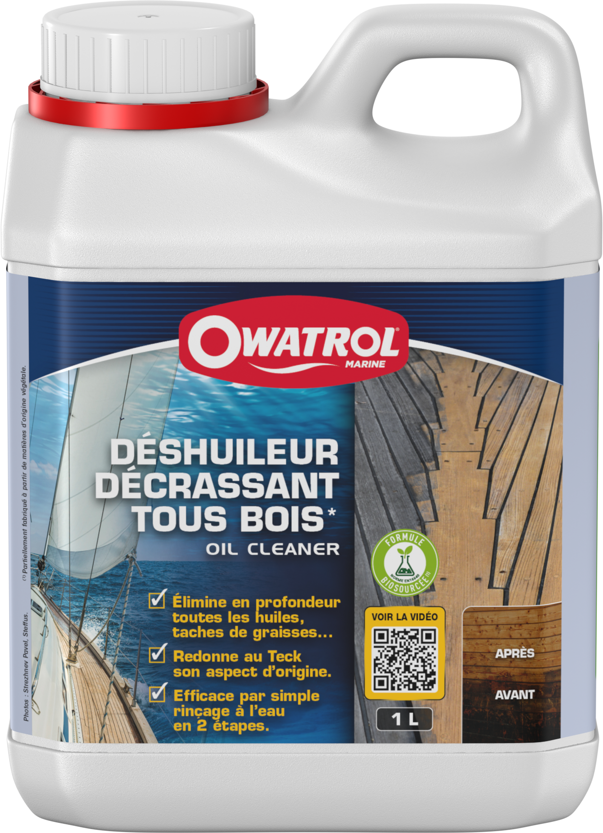 OIL CLEANER : Deshuileur et décrassant tous bois