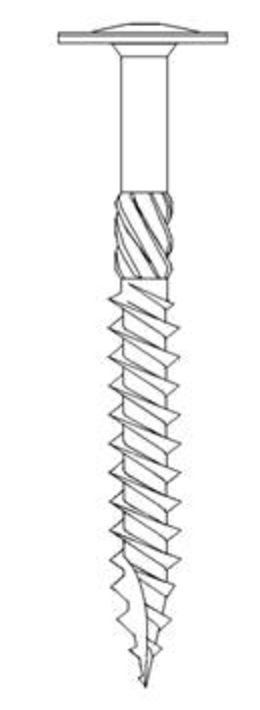 Vis de construction bois BWK acier bichromaté Ø 8 mm Torx 40 4