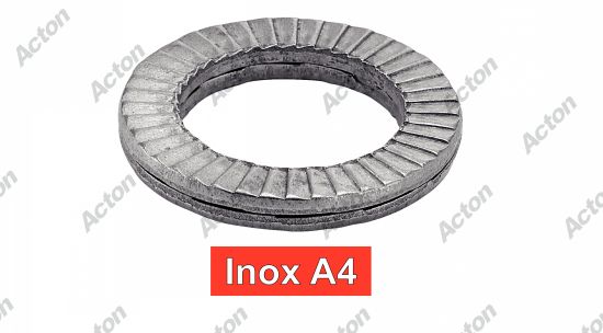 Rondelle autobloquantes assemblées inox A4 Acton