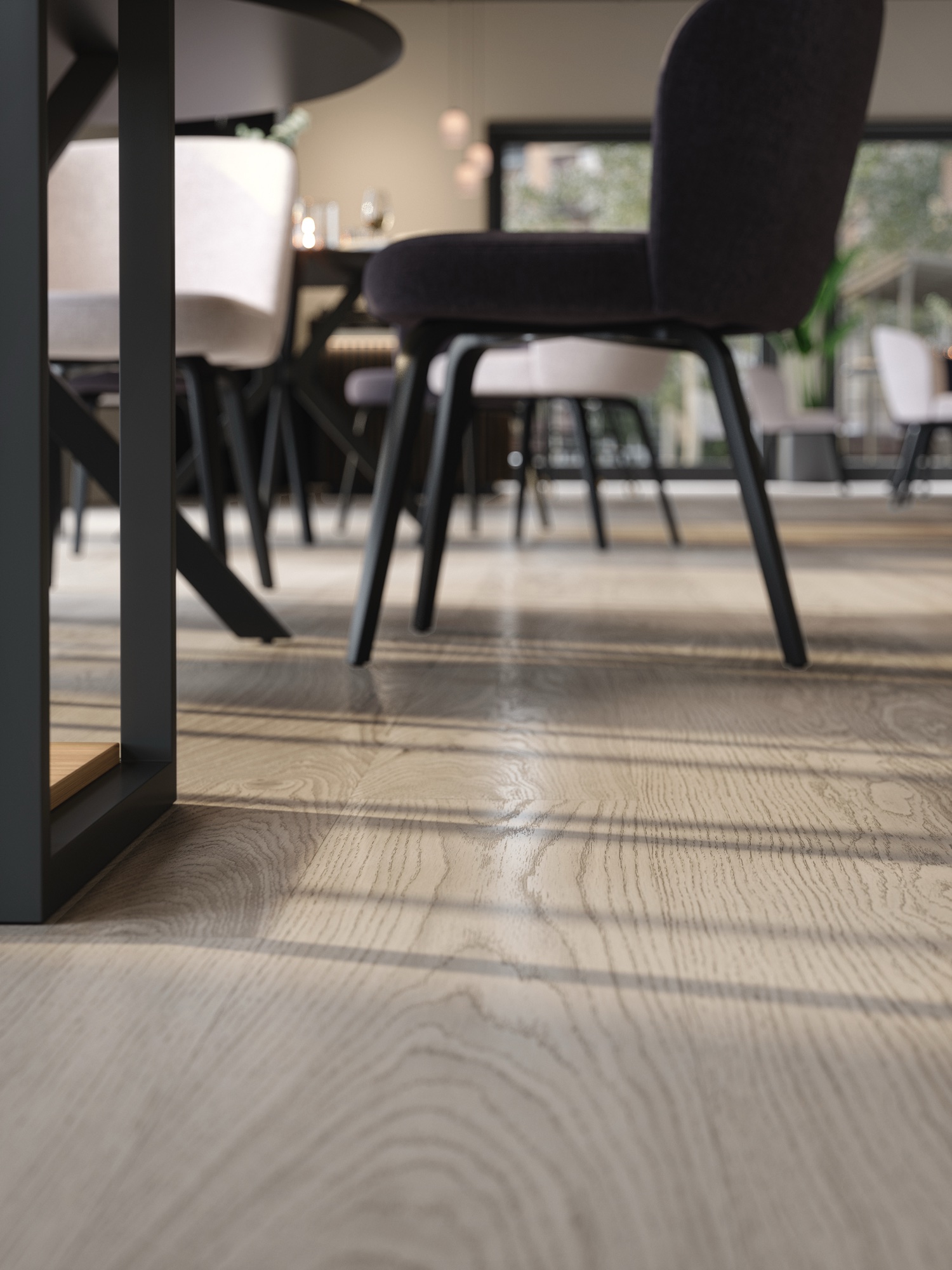 Lame de parquet hybride Bjelin Woodura Grytet chêne Vapor 3