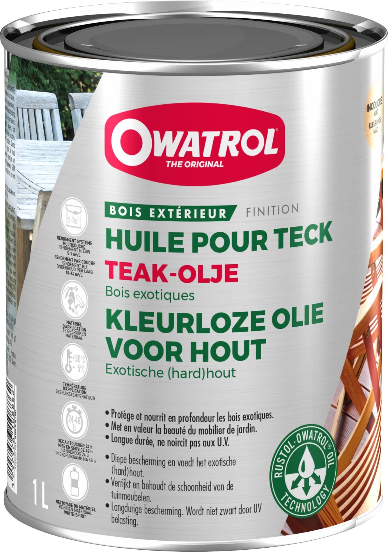 TEAK-OLJE : Huile de protection pour teck