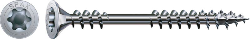 Vis de pose SPAX WIROX tête fraisée Ø 4.5 mm TX filet de fixation