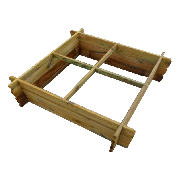 Potager carré en bois