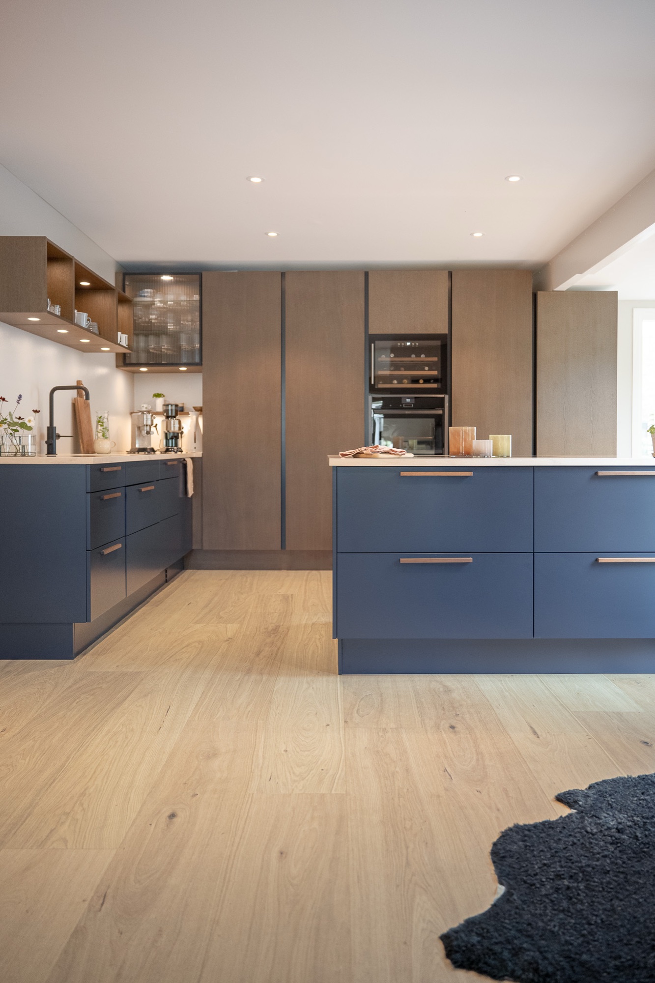 Lame de parquet hybride Bjelin Woodura Höja chêne Misty White 4