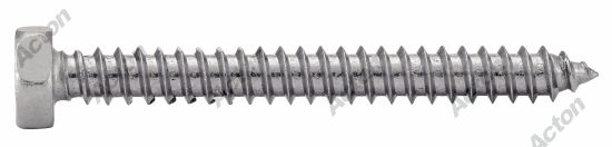 Vis à tôle tête hexagonale bout pointu forme c inox A2 - DIN 7976 2