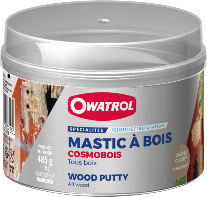 COSMOBOIS® : Mastic à bois intérieur et extérieur