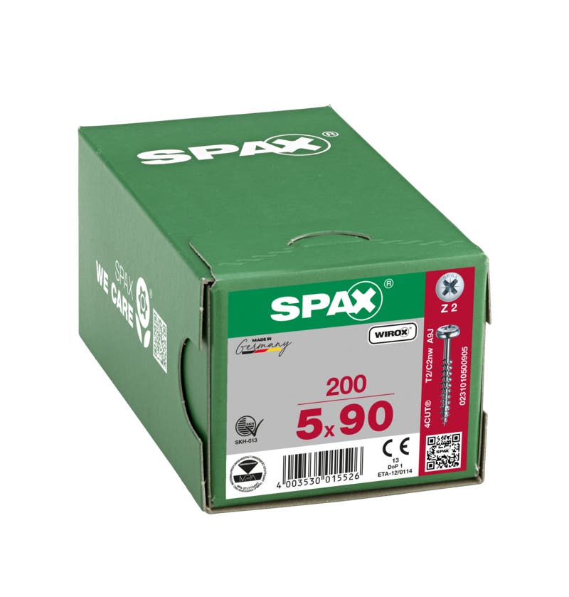 Vis universelle SPAX WIROX tête ronde Ø 5 mm 5