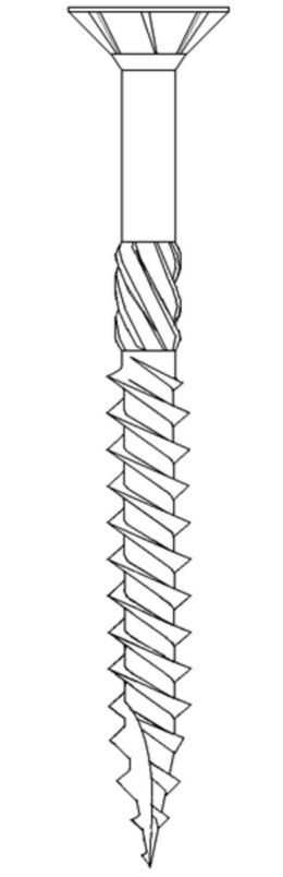 Vis de construction bois BWK acier bichromaté Ø 8 mm Torx 40 3