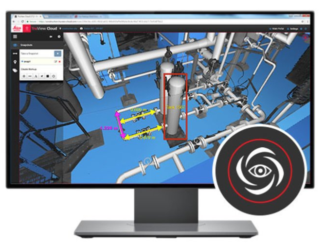 Logiciel de partage de nuages de points Leica TruView Cloud