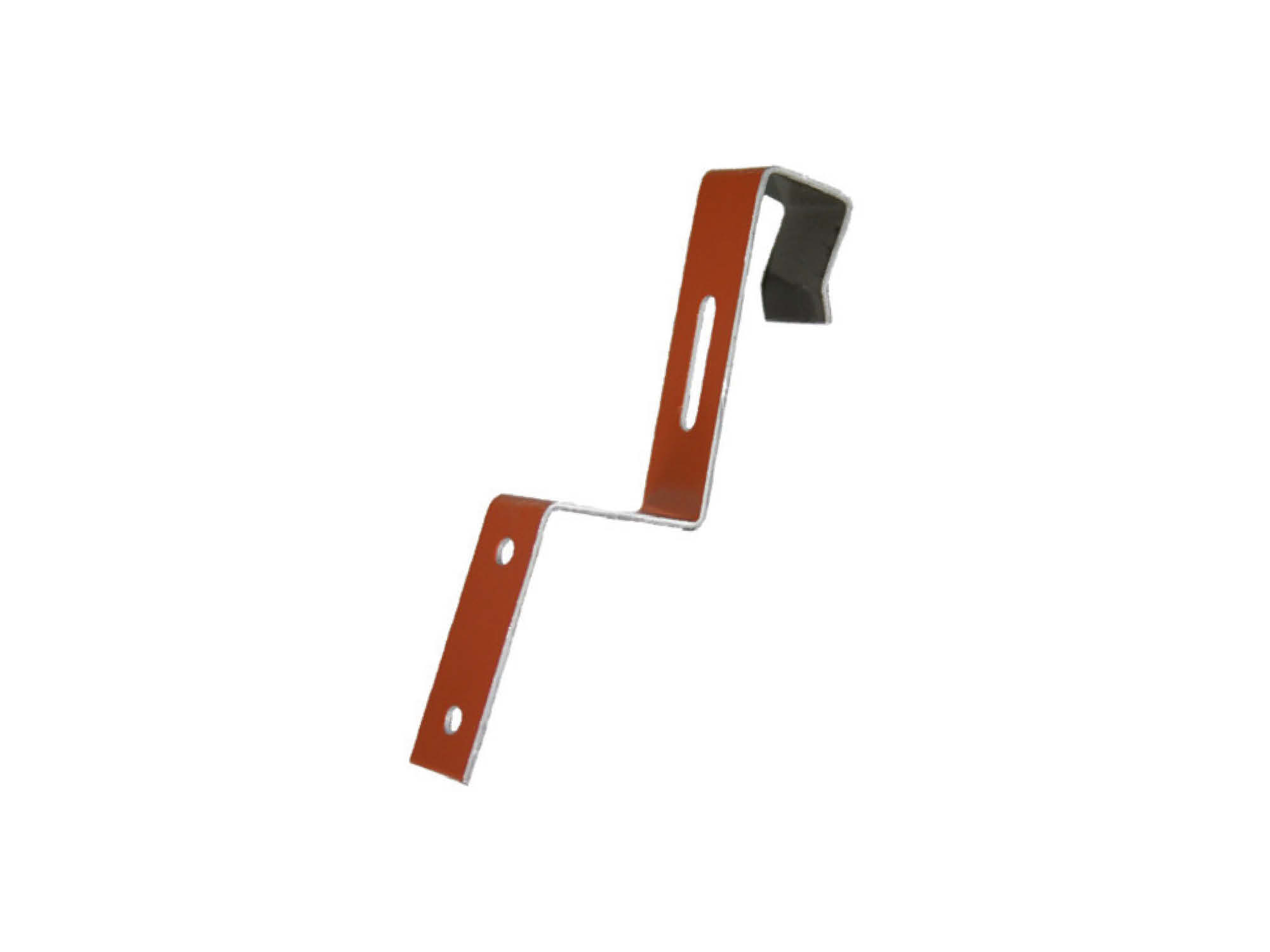 Clip de faîtage BWK en aluminium laqué pour faîtières