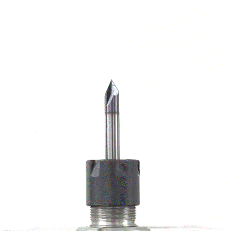 Fraise CNC Yeti Tool V Groove carbure TiAlN 6 mm 3