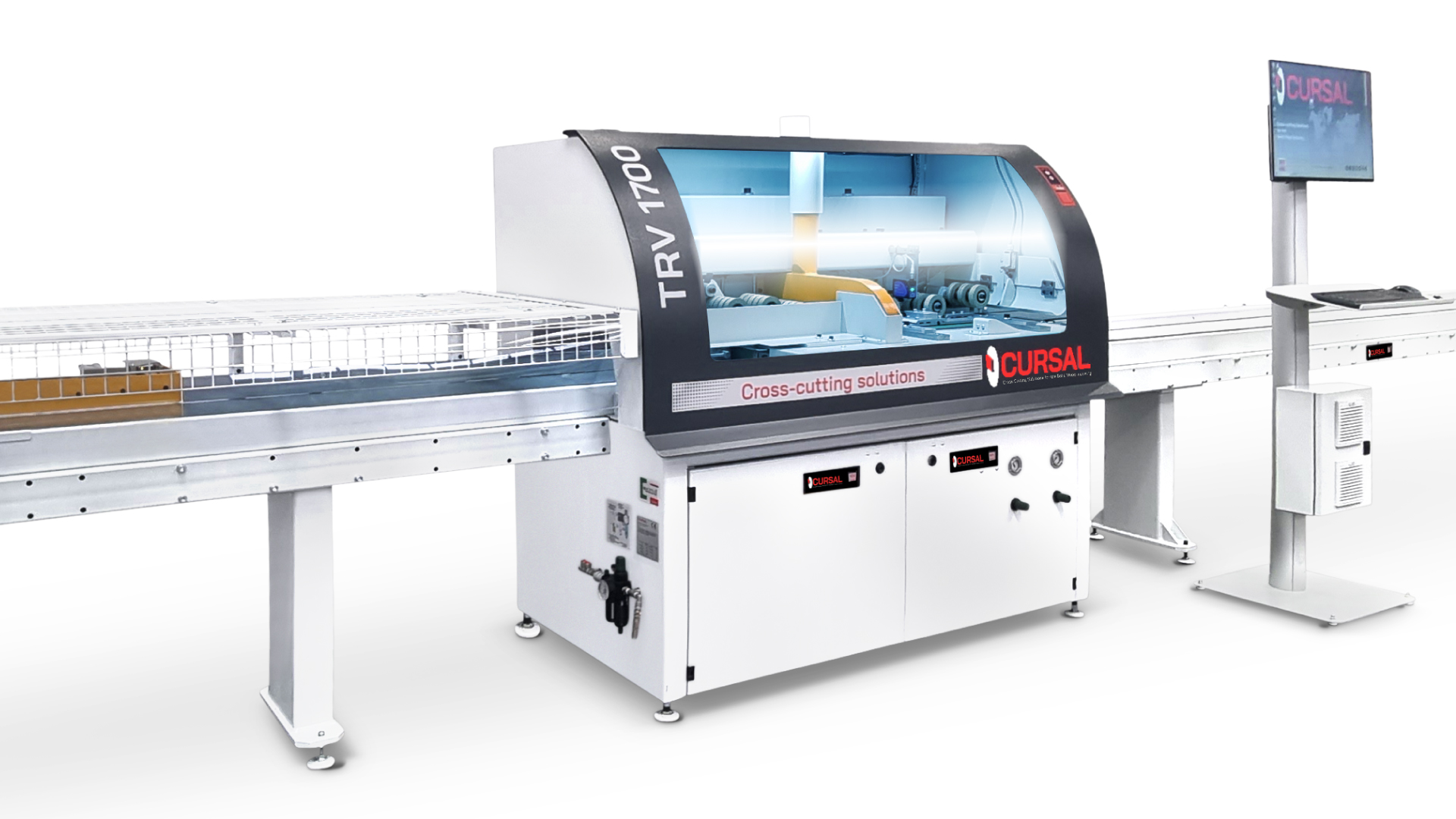 Tronçonneuse optimisatrice à tapis Cursal TRV 1700