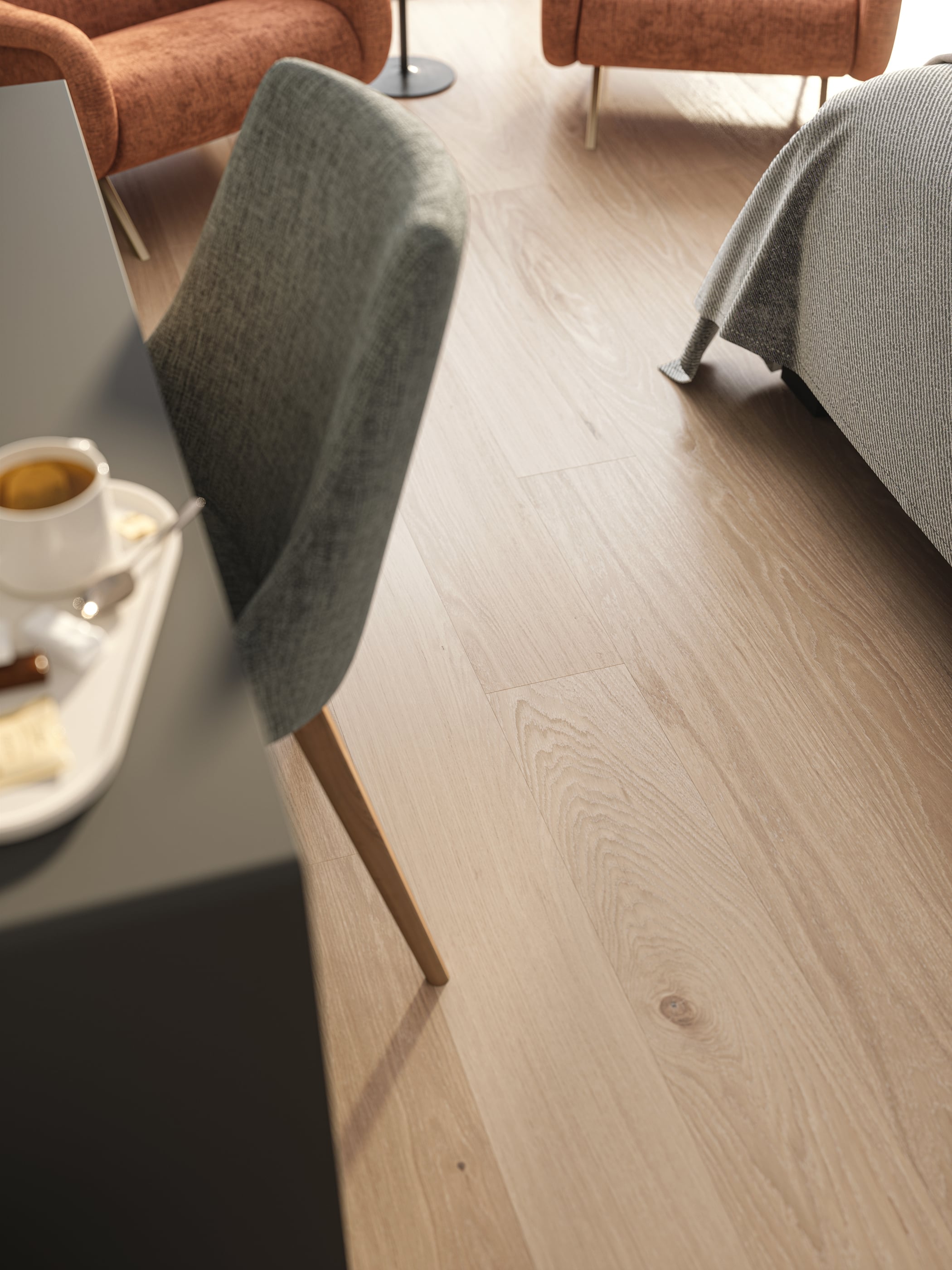 Lame de parquet hybride Bjelin Woodura Immeln chêne Ivory 2