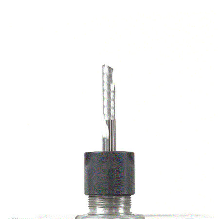 Fraise CNC Yeti Tool 1 dent descendante carbure 3