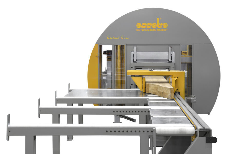 Machine de taille de poutres Essetre Techno Turn EVO 4