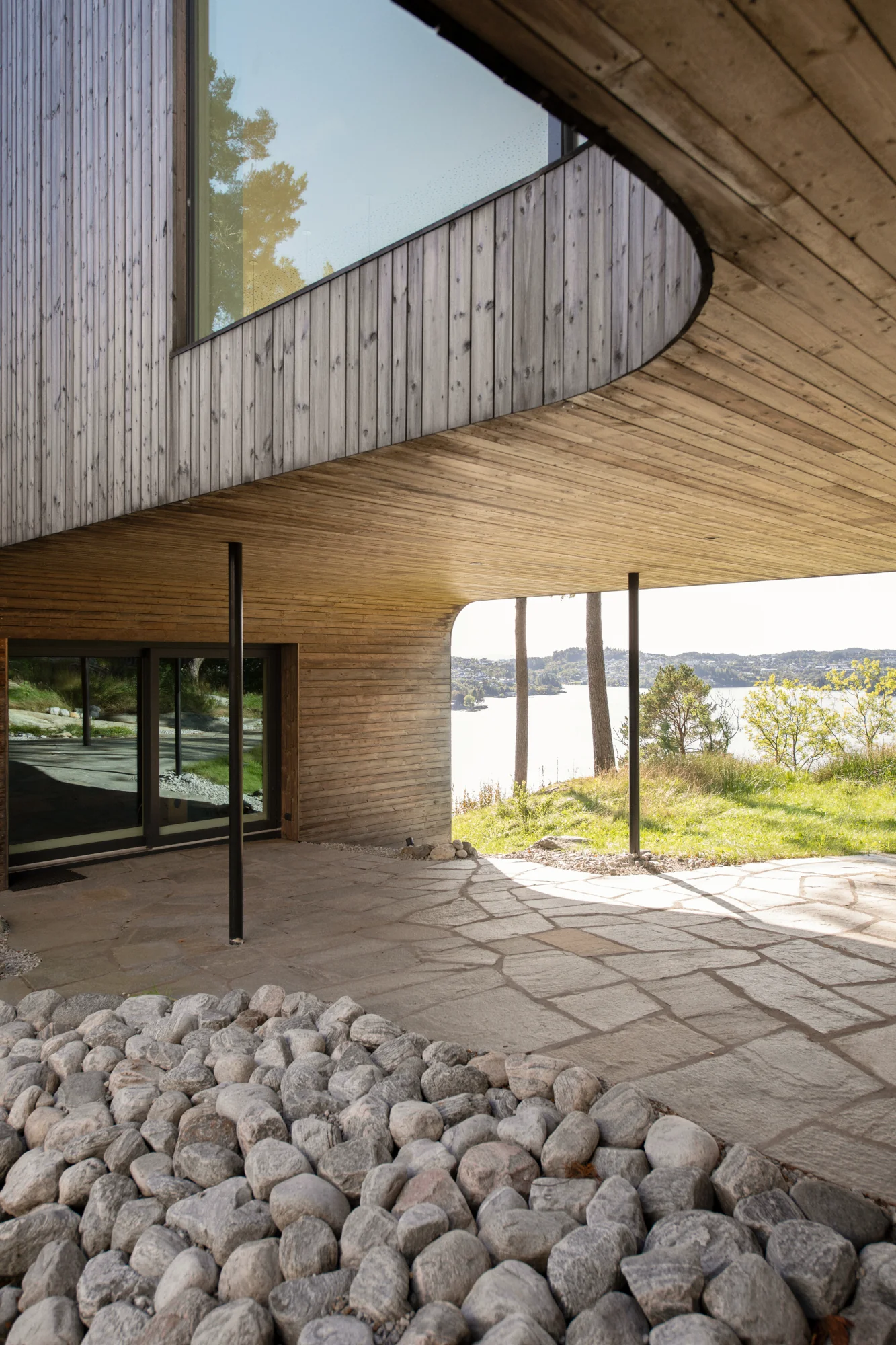 Villa Greig, maison sur pilotis, Bergen
