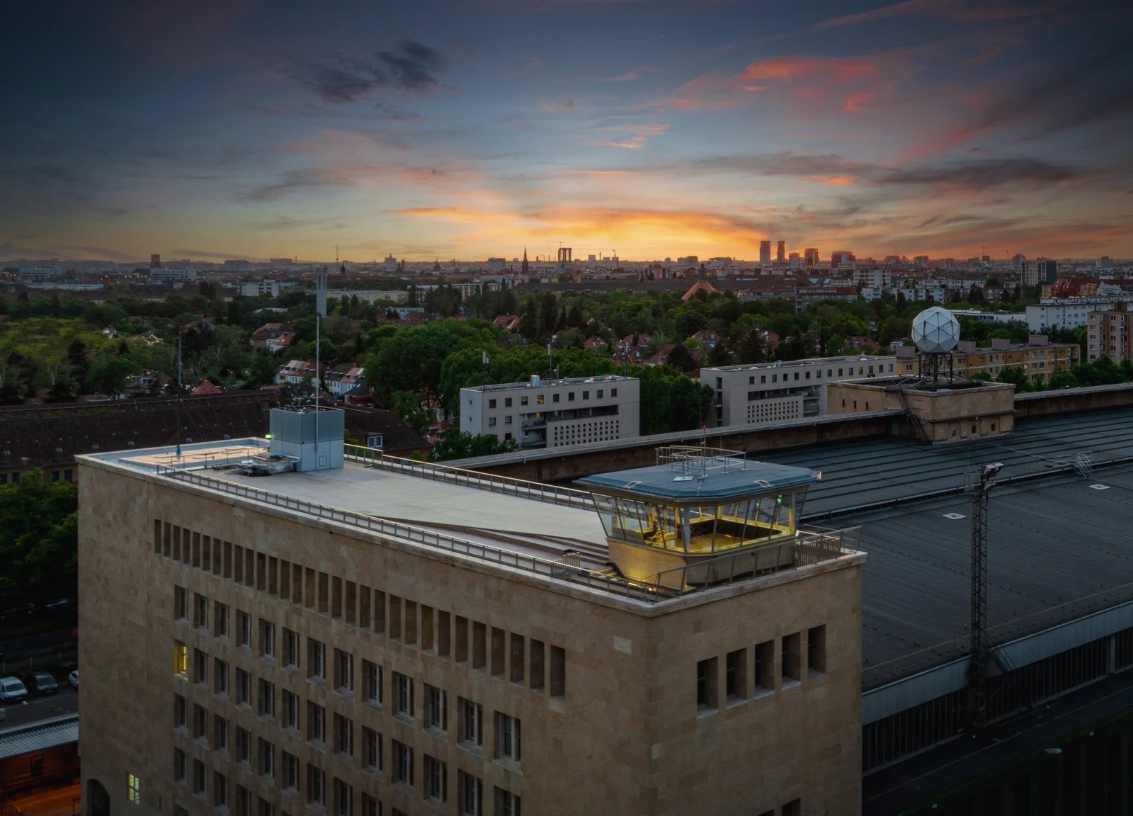 Belvédère panoramique de l'aéroport de Berlin-Tempelhof