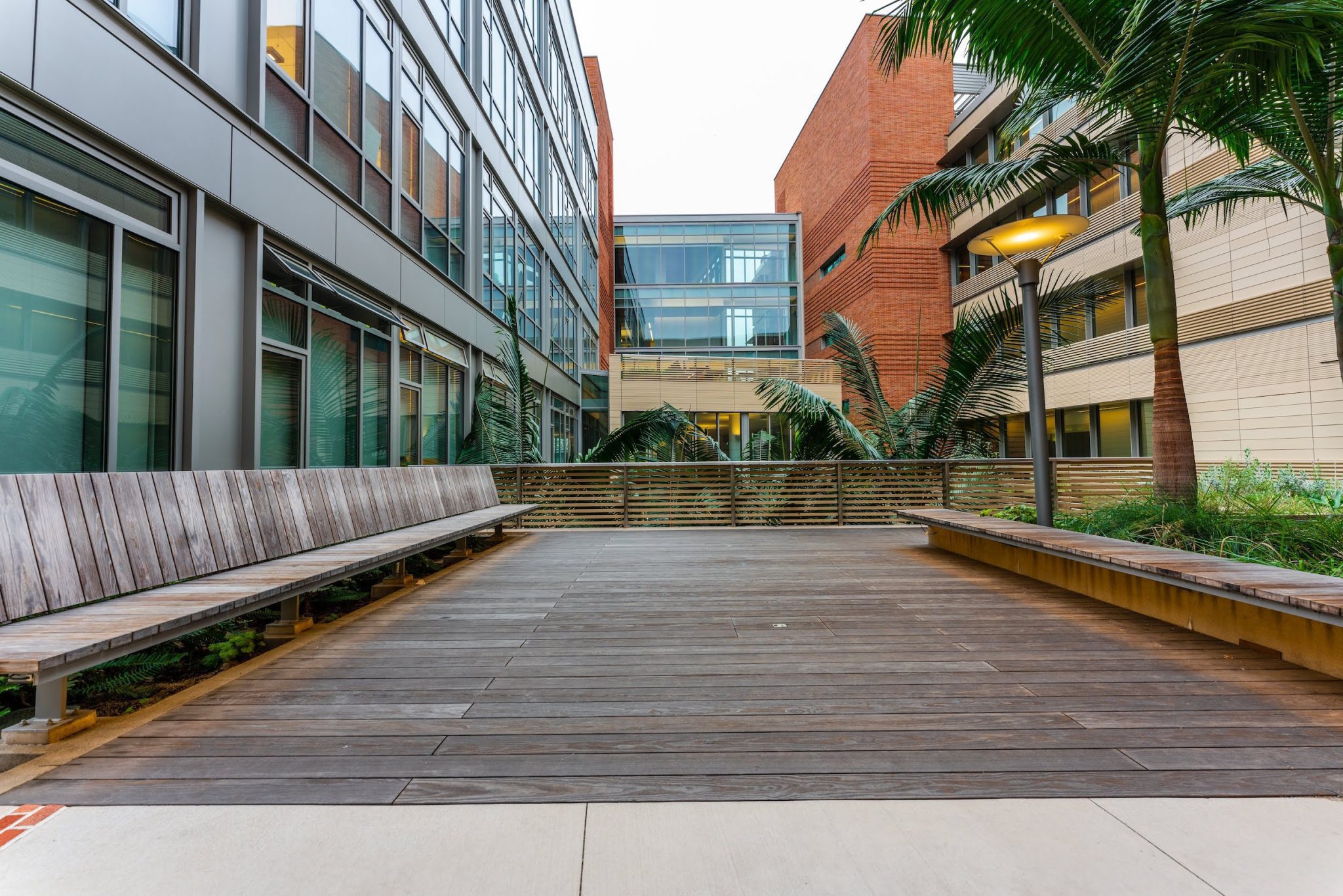 Terrasse du département d'informatique, UCLA, Los Angeles