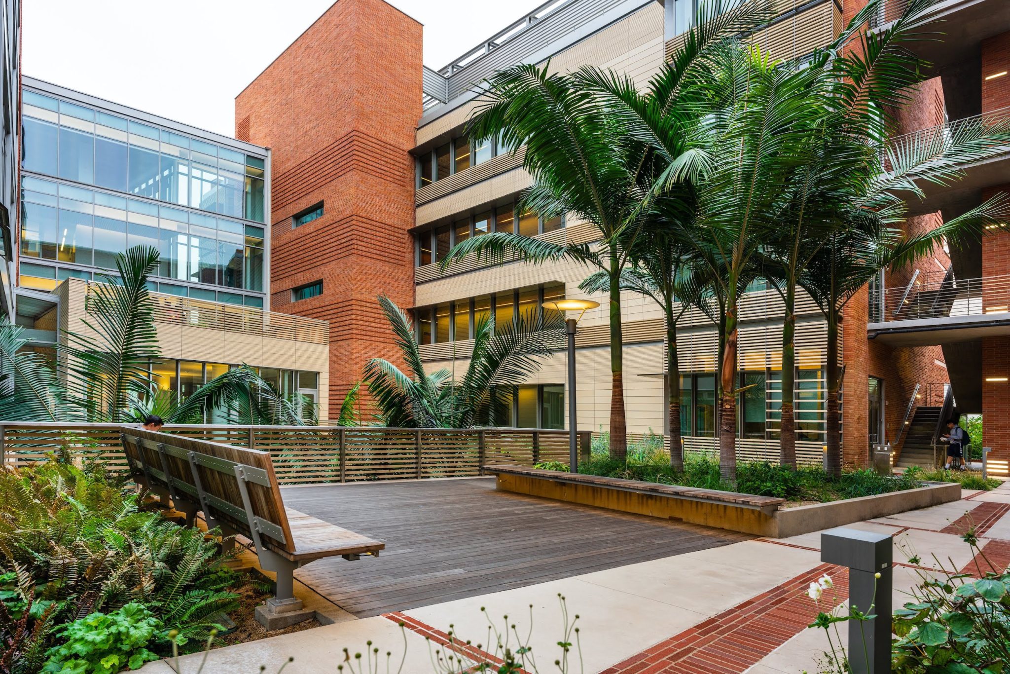 Terrasse du département d'informatique, UCLA, Los Angeles