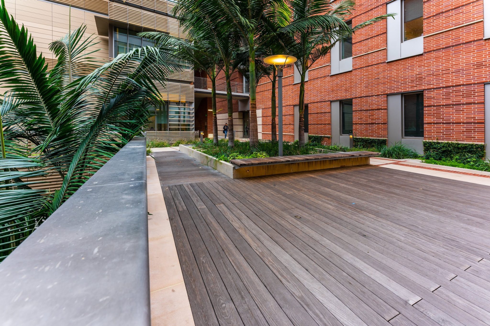 Terrasse du département d'informatique, UCLA, Los Angeles