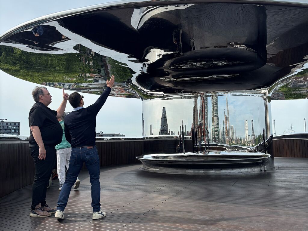 Musée Fenix et escalier Tornado, Rotterdam